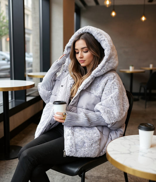 Dominika | Ciepła kurtka puchowa z kapturem