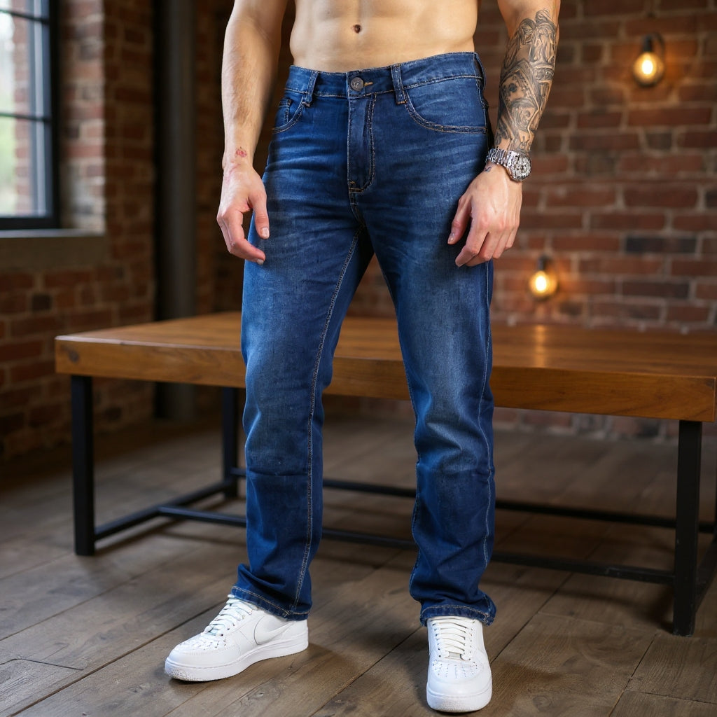 Navy | Nowy Standard Swobodnego Jeansu
