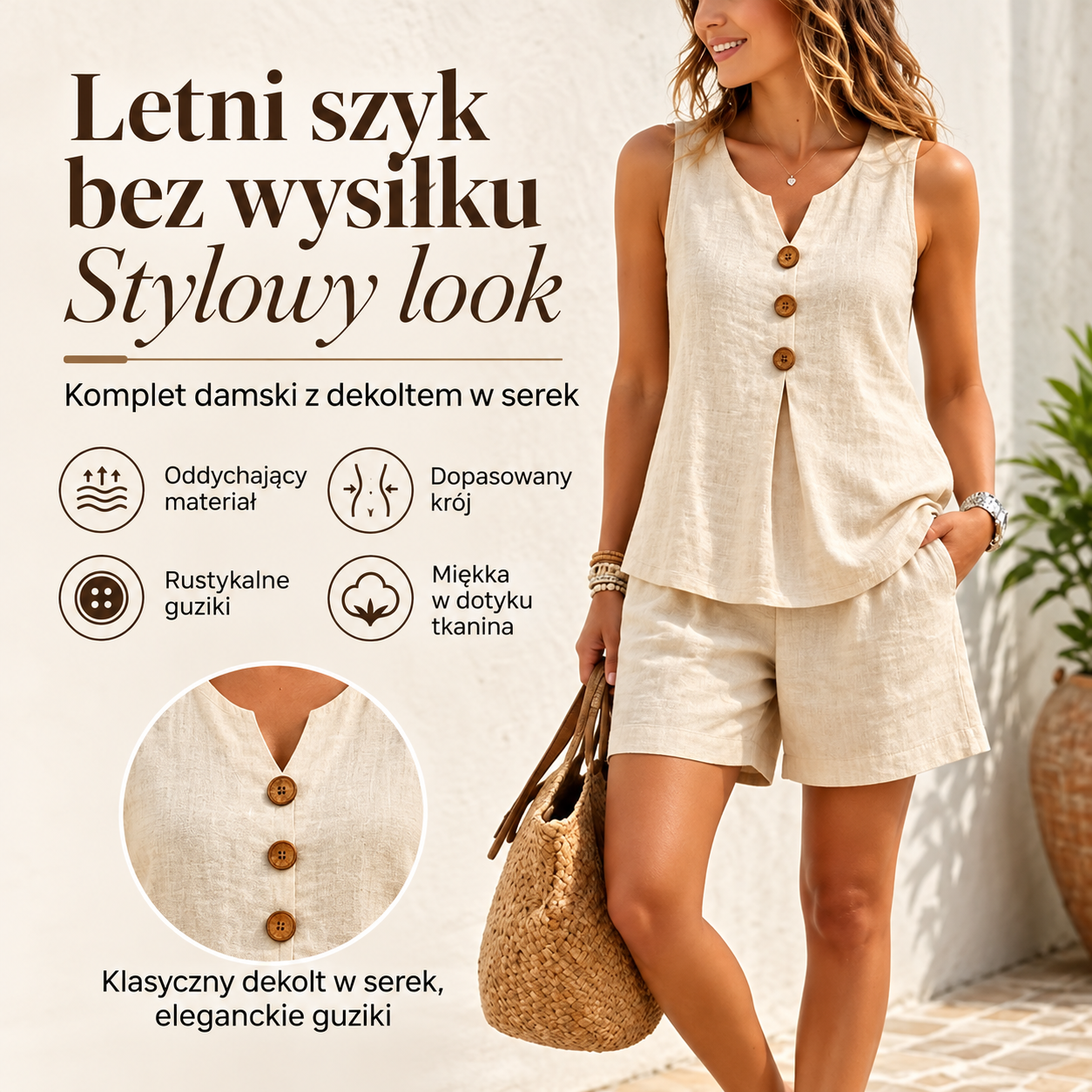 Casy | Swobodny Profil Letniej Elegancji