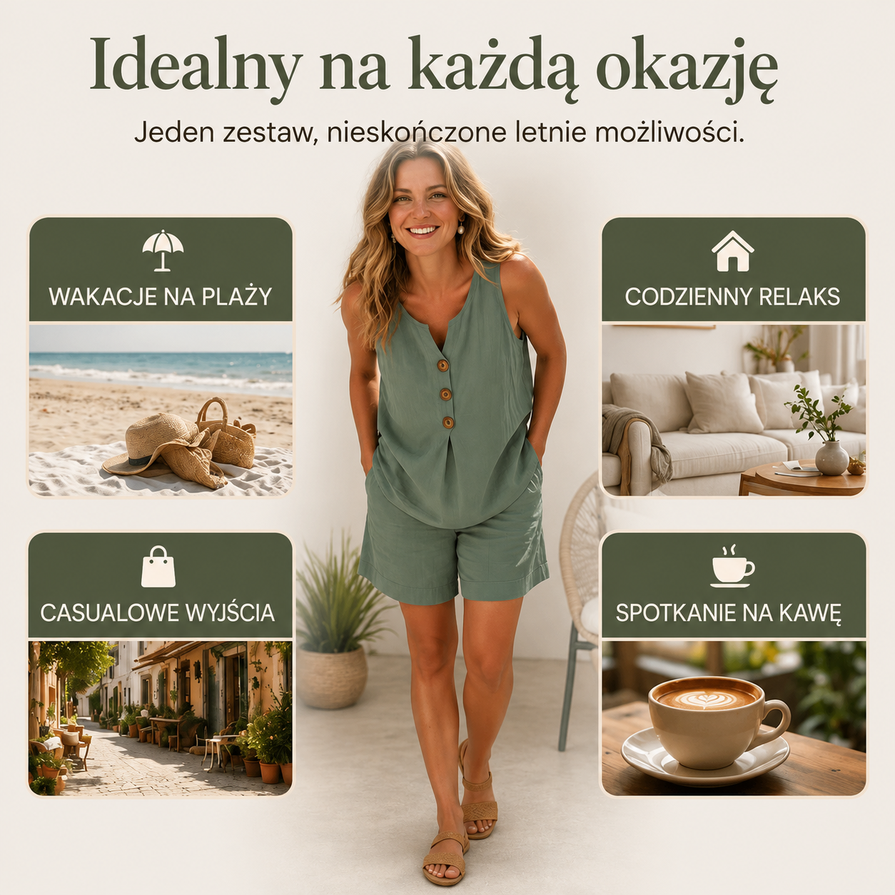 Casy | Swobodny Profil Letniej Elegancji