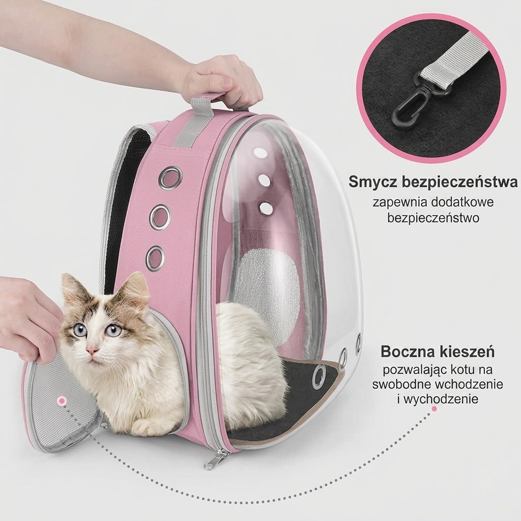 Pet Backpack | Panoramiczna Kapsuła Przygód dla Twojego Pupila