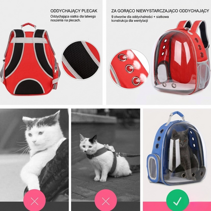 Pet Backpack | Panoramiczna Kapsuła Przygód dla Twojego Pupila